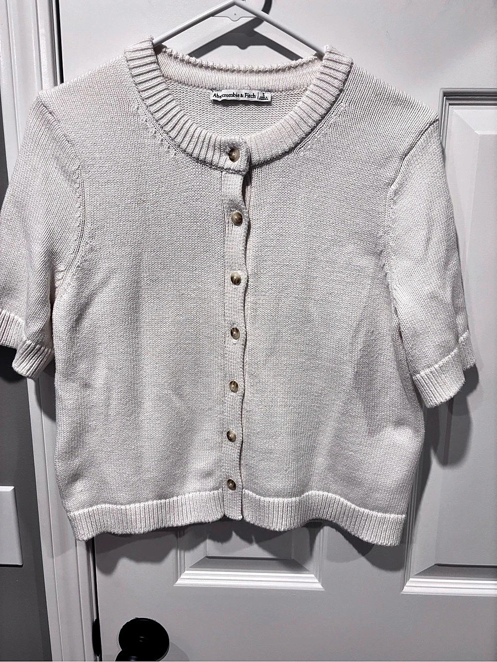 Abercrombie & Fitch Knit Button-Front Cardigan Size Small